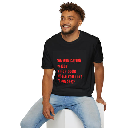 Unisex Softstyle Short Sleeve-Communication Is Key