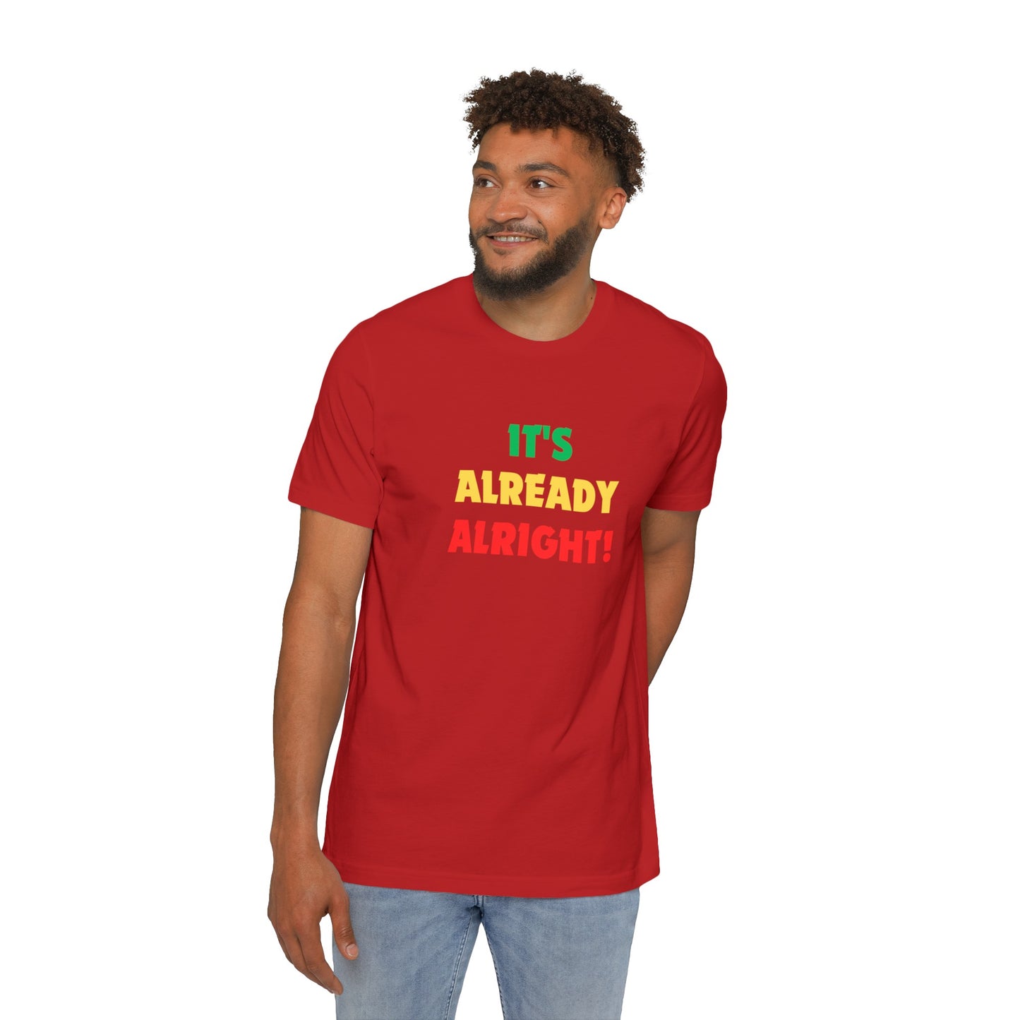 USA-Made Unisex Short-Sleeve Jersey-It's Already Alright