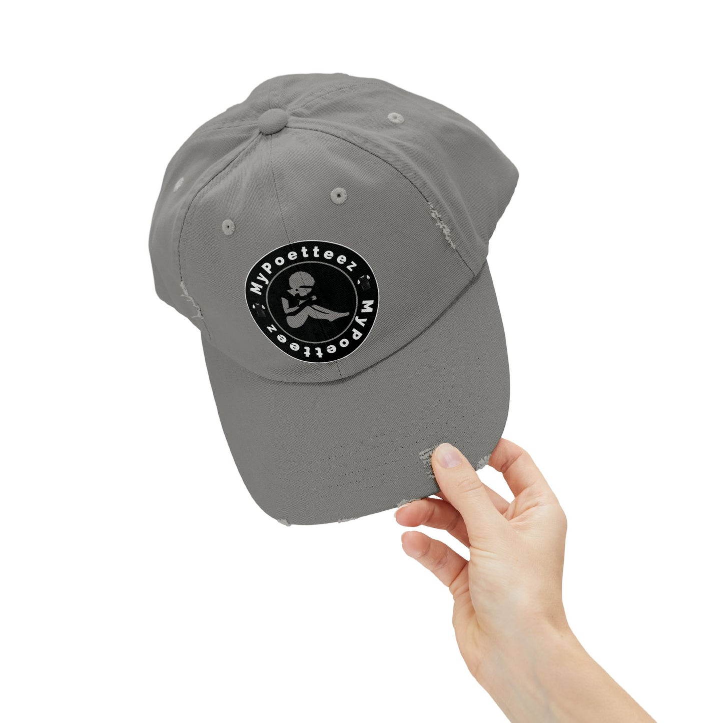 Unisex Distressed Cap-MyPoetteez-Sample