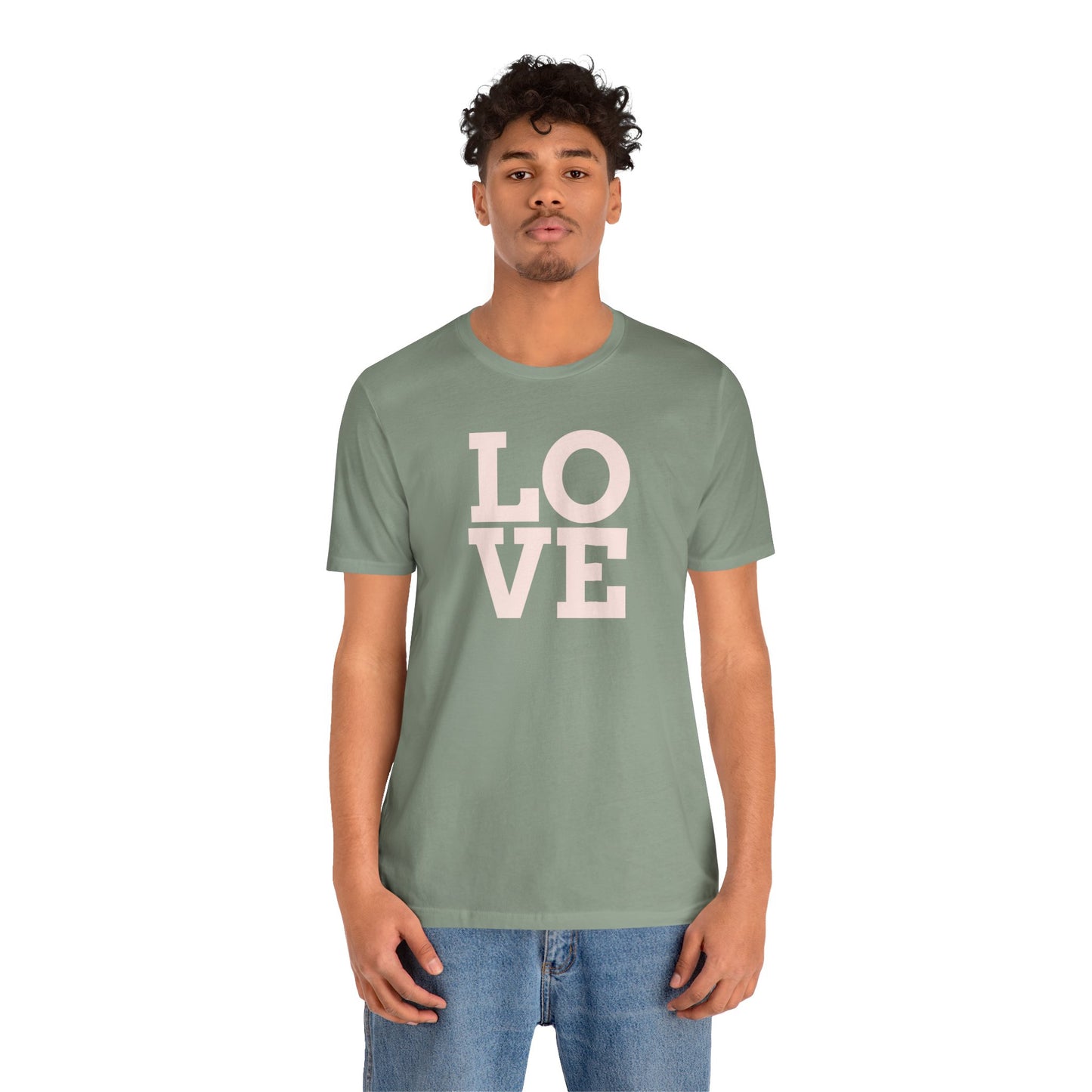 Unisex Jersey Short Sleeve-LOVE