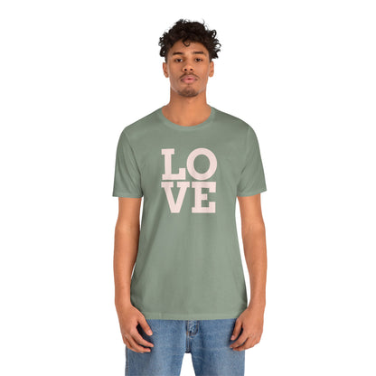 Unisex Jersey Short Sleeve-LOVE