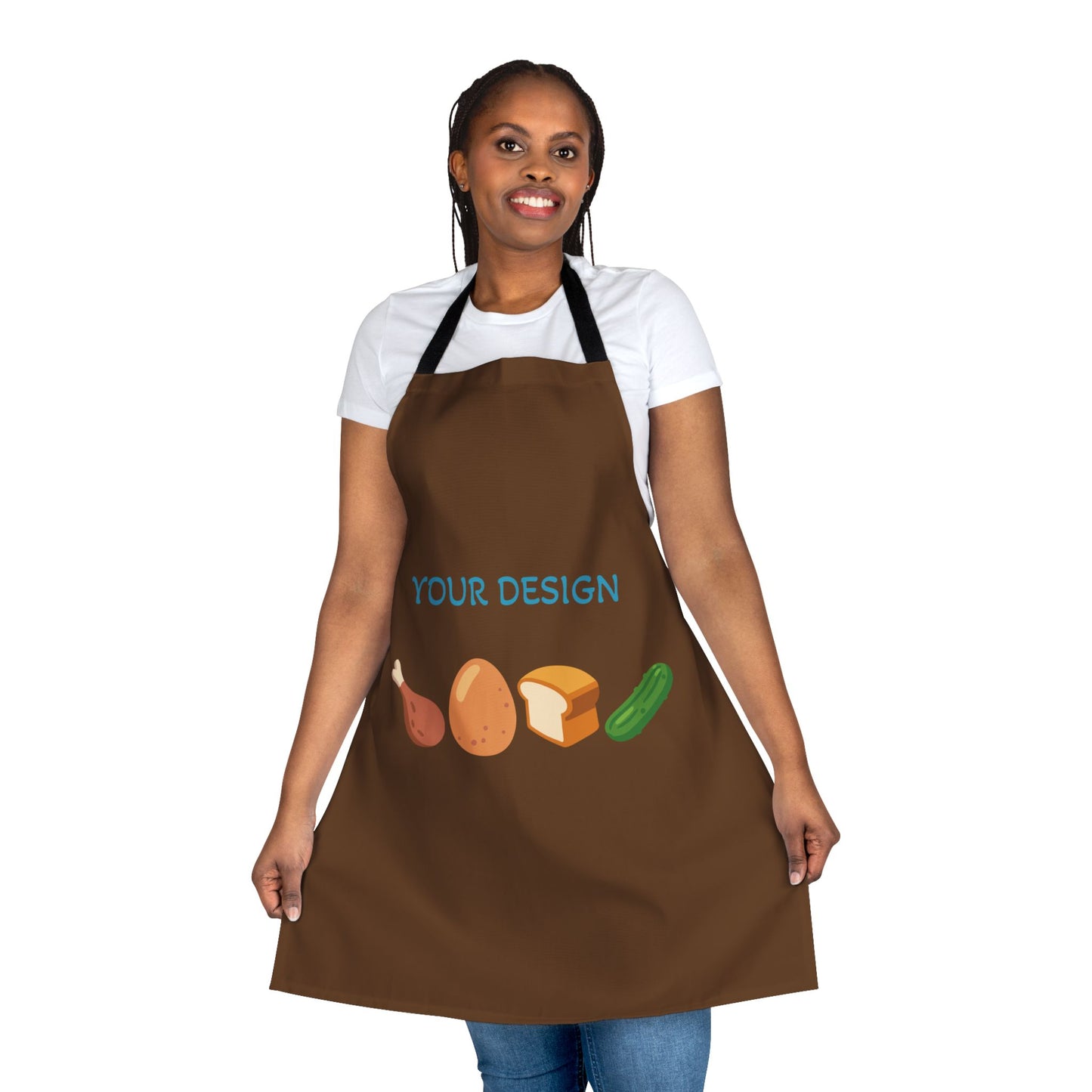 Apron, 5-Color Straps (AOP)YOUR DESIGN