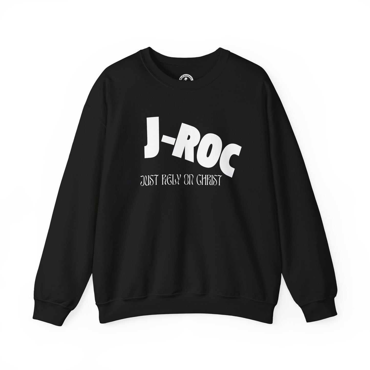 Unisex Heavy Blend™ JUST RELY ON CHRIST "J-ROC" Crewneck Sweatshirt