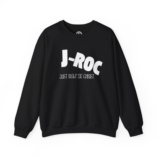Unisex Heavy Blend™ JUST RELY ON CHRIST "J-ROC" Crewneck Sweatshirt