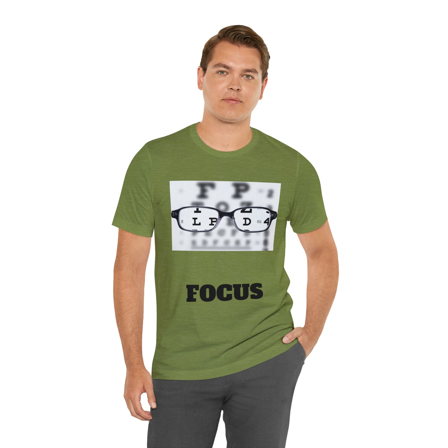 Unisex Jersey Short Sleeve Tee-FOCUS