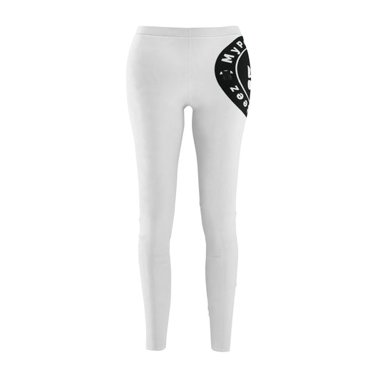 Women's Mid-rise Casual Leggings (AOP)-MyPoetteez