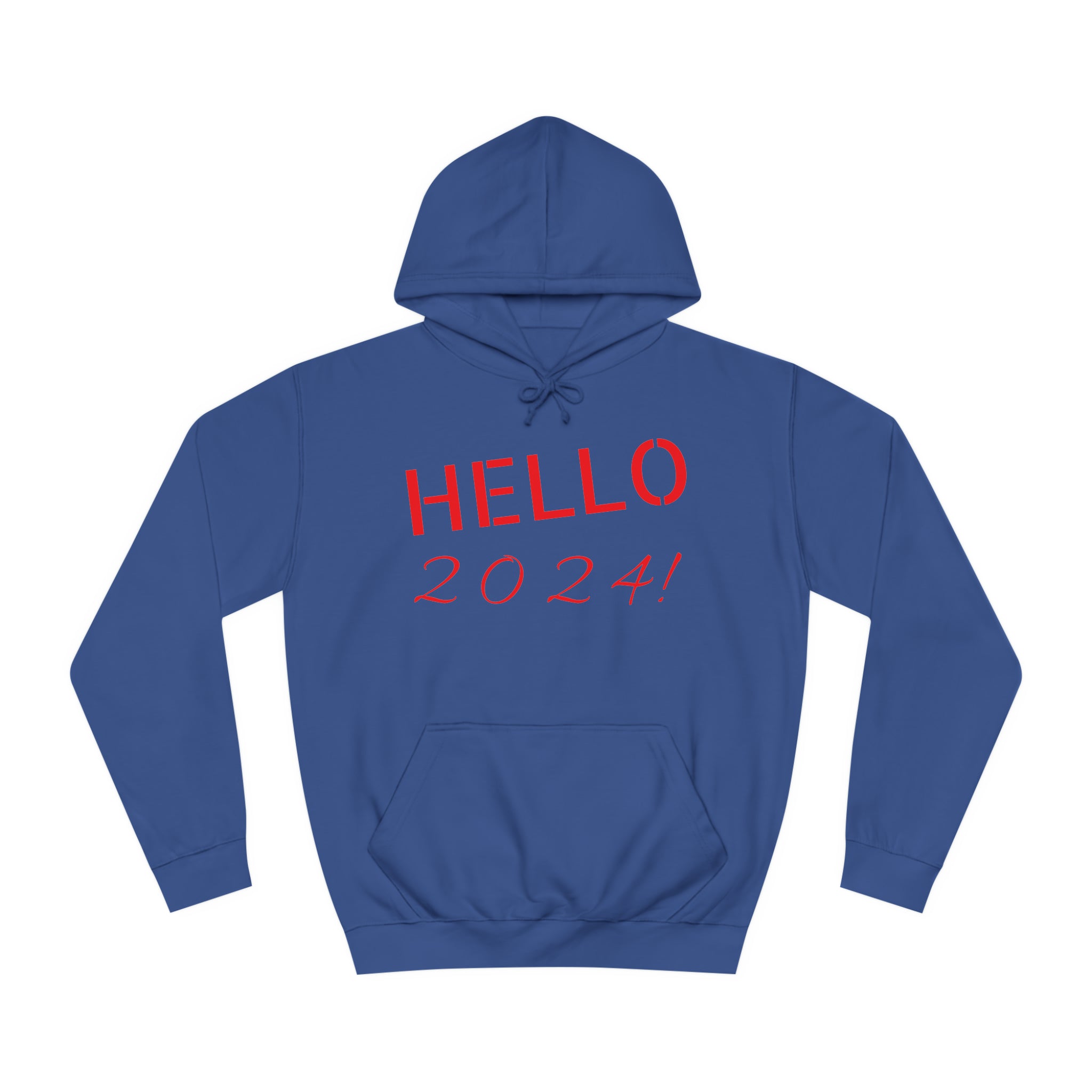 Unisex College Hoodie-Hello 2024!