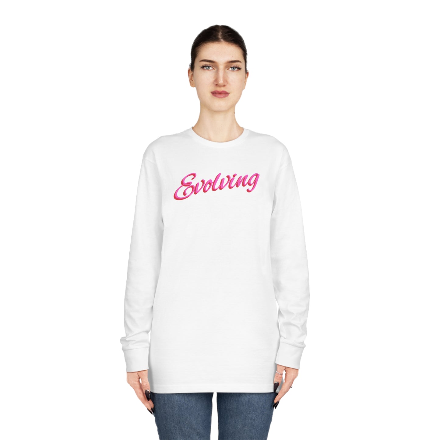 Women's Long Sleeve Crewneck-Evolving