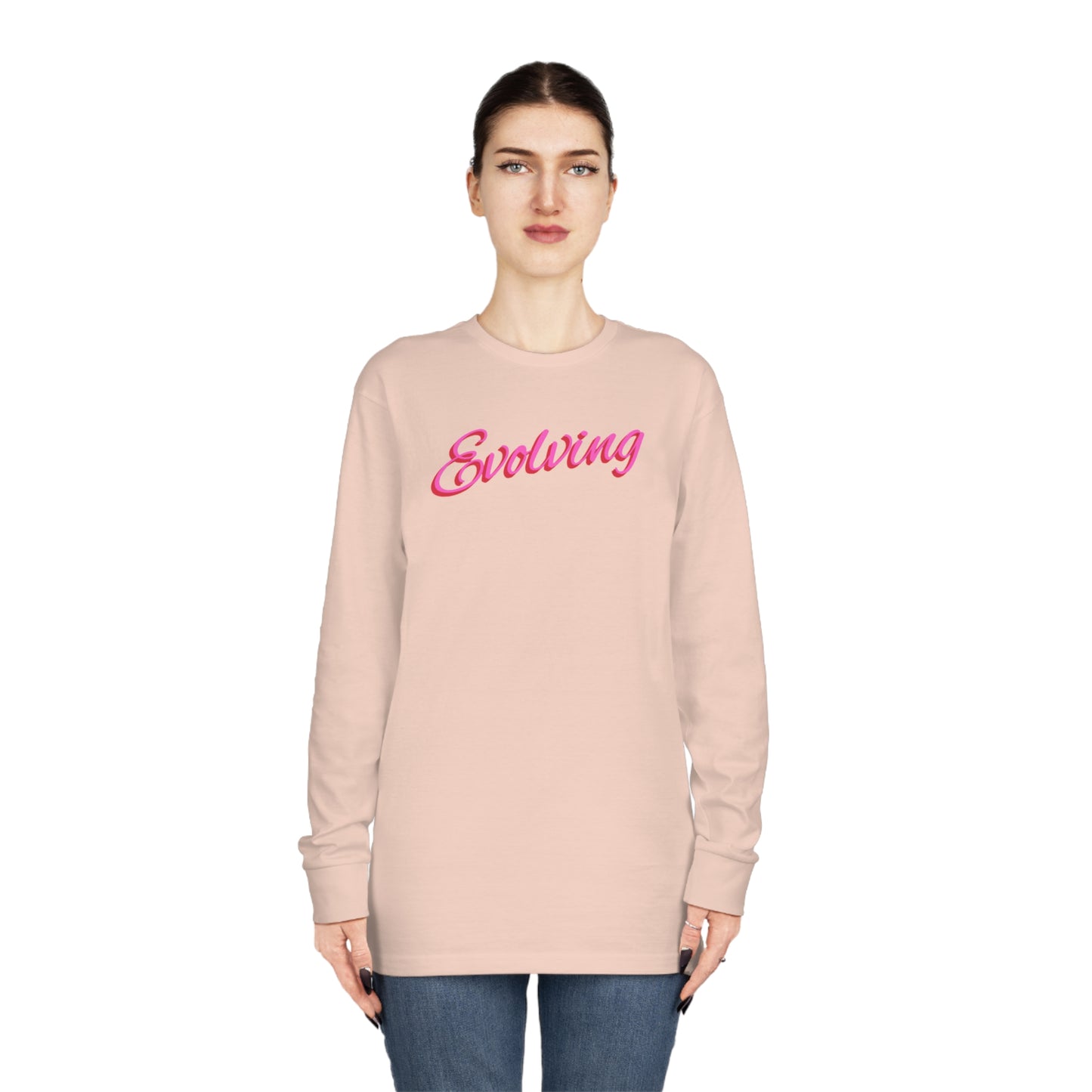 Women's Long Sleeve Crewneck-Evolving