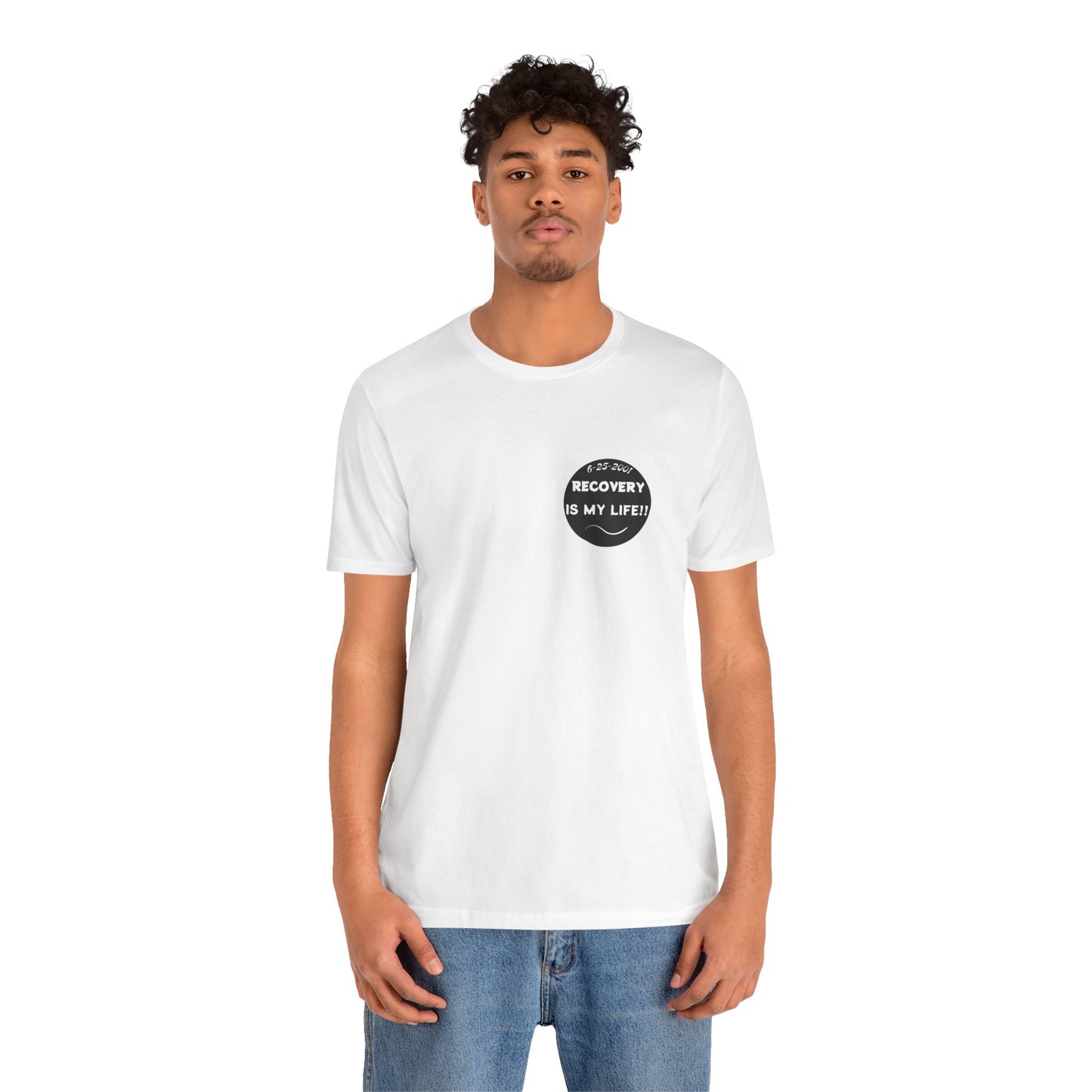 Recovery Is My Life Unisex Jersey Short Sleeve Tee-Supportive and Motivational Apparel