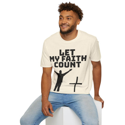 Unisex Softstyle Short Sleeve-Let My Faith Count