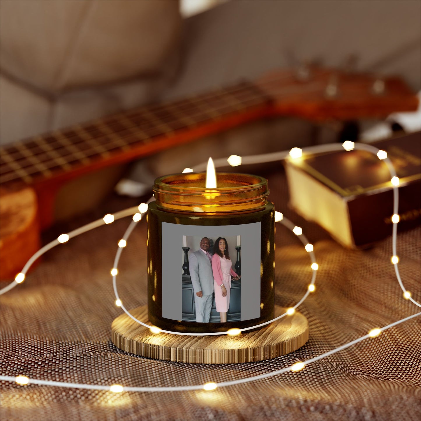 Scented Candles, Coconut Apricot Wax (4oz, 9oz)-COVIN'S CANDLES