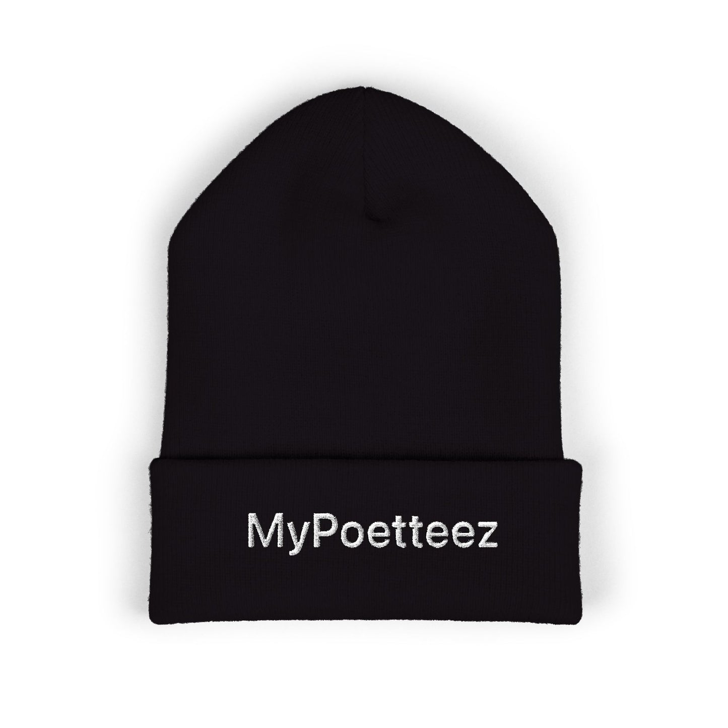 Classic Cuffed Beanie with Embroidered Logo - Cozy Winter Accessory