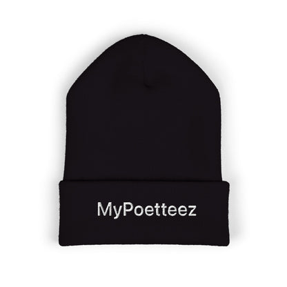Classic Cuffed Beanie with Embroidered Logo - Cozy Winter Accessory