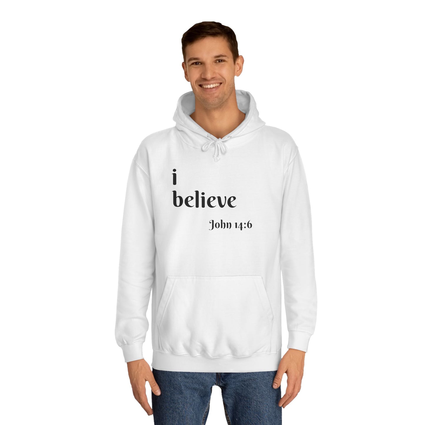 Unisex College Hoodie-i believe