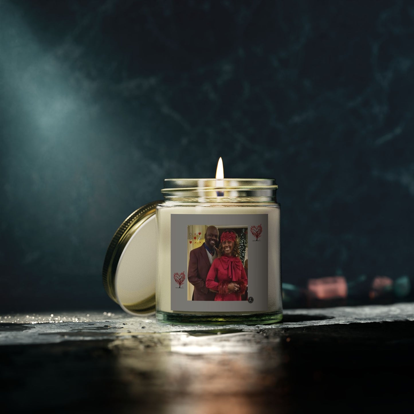 Scented Candles, Coconut Apricot Wax (4oz, 9oz)-CLEMON CANDLE