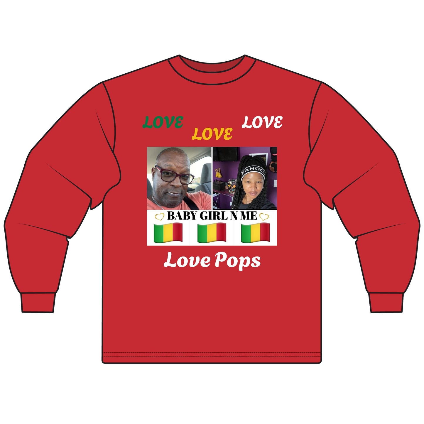Unisex Long Sleeve T-Shirt-Baby Girl N Me-Hanif