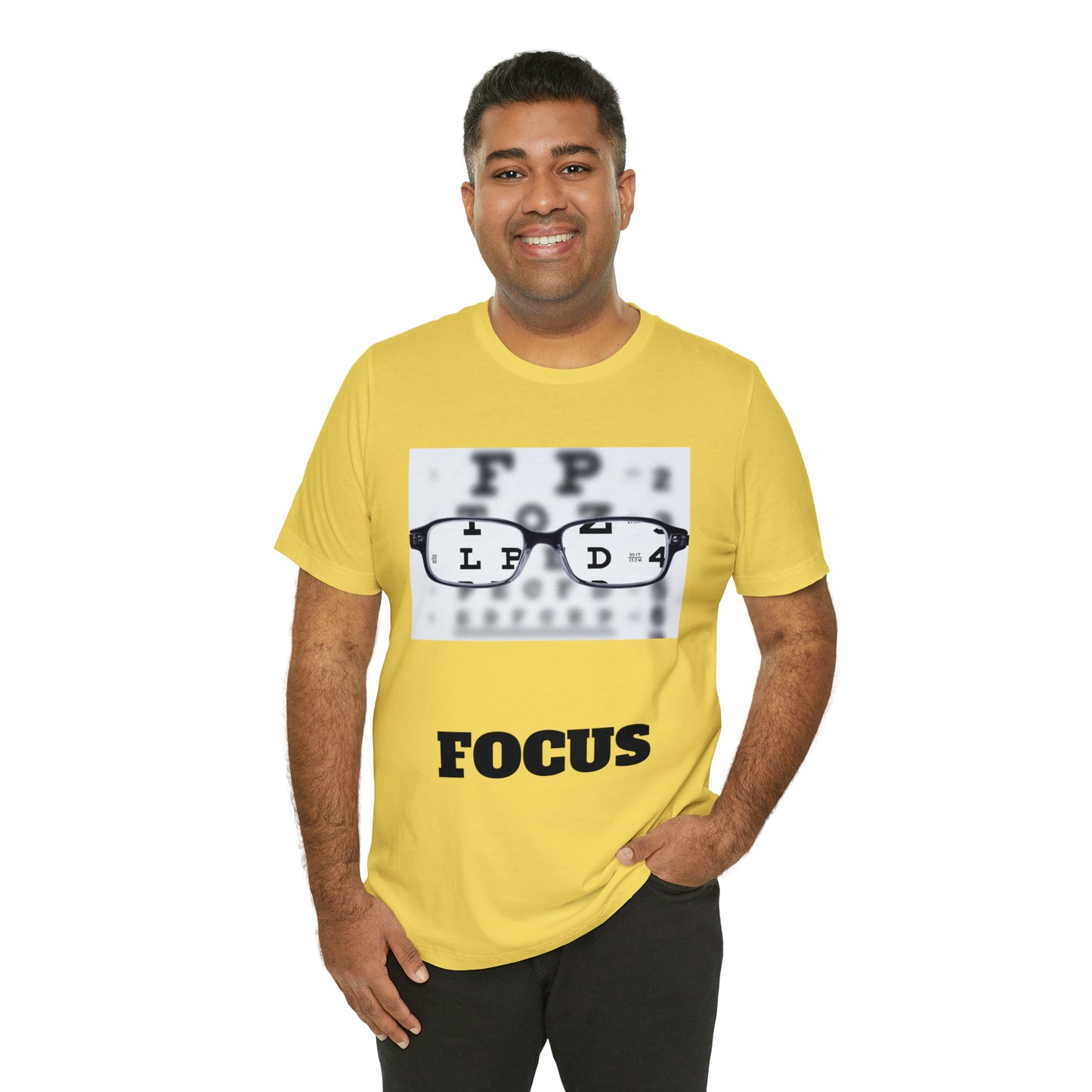 Unisex Jersey Short Sleeve Tee-FOCUS