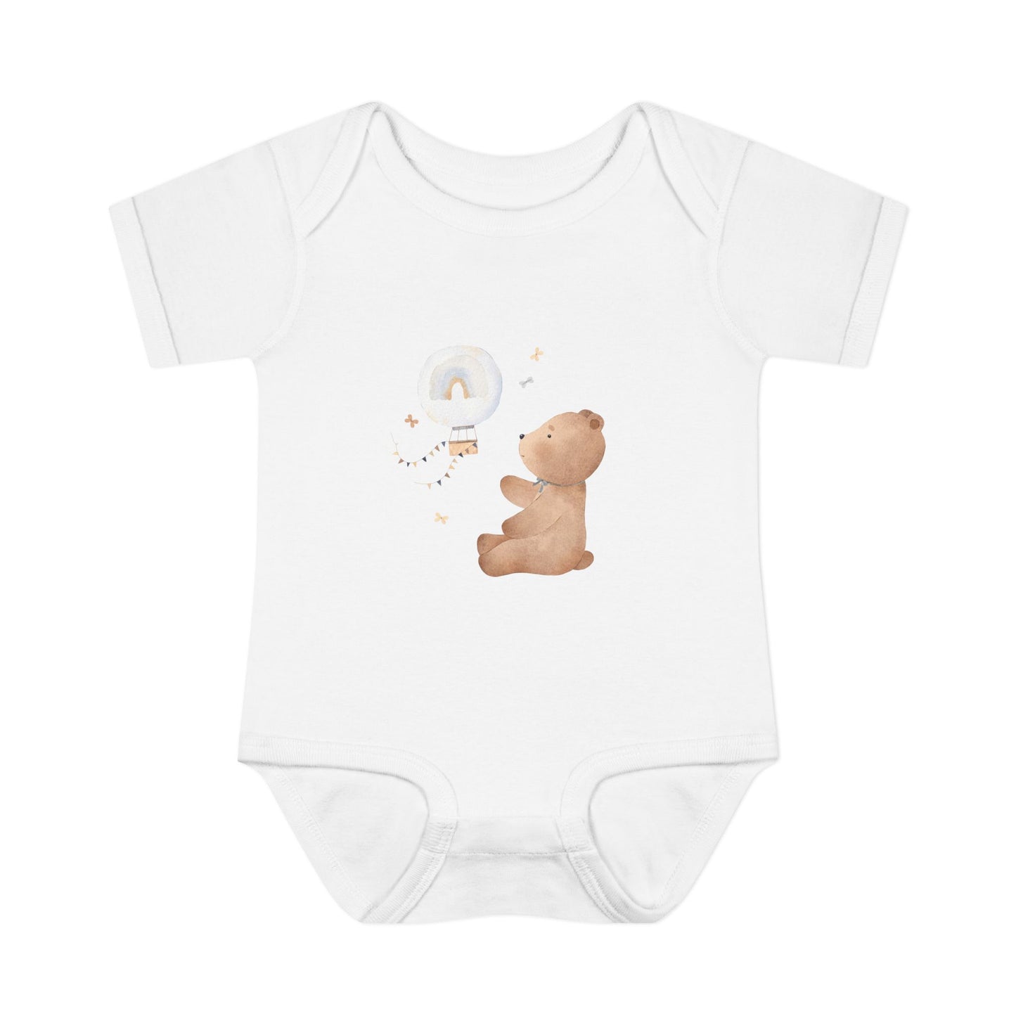 Infant Baby Rib Bodysuit-Bear Bear