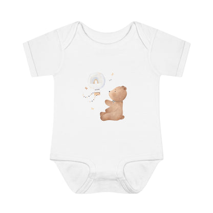 Infant Baby Rib Bodysuit-Bear Bear