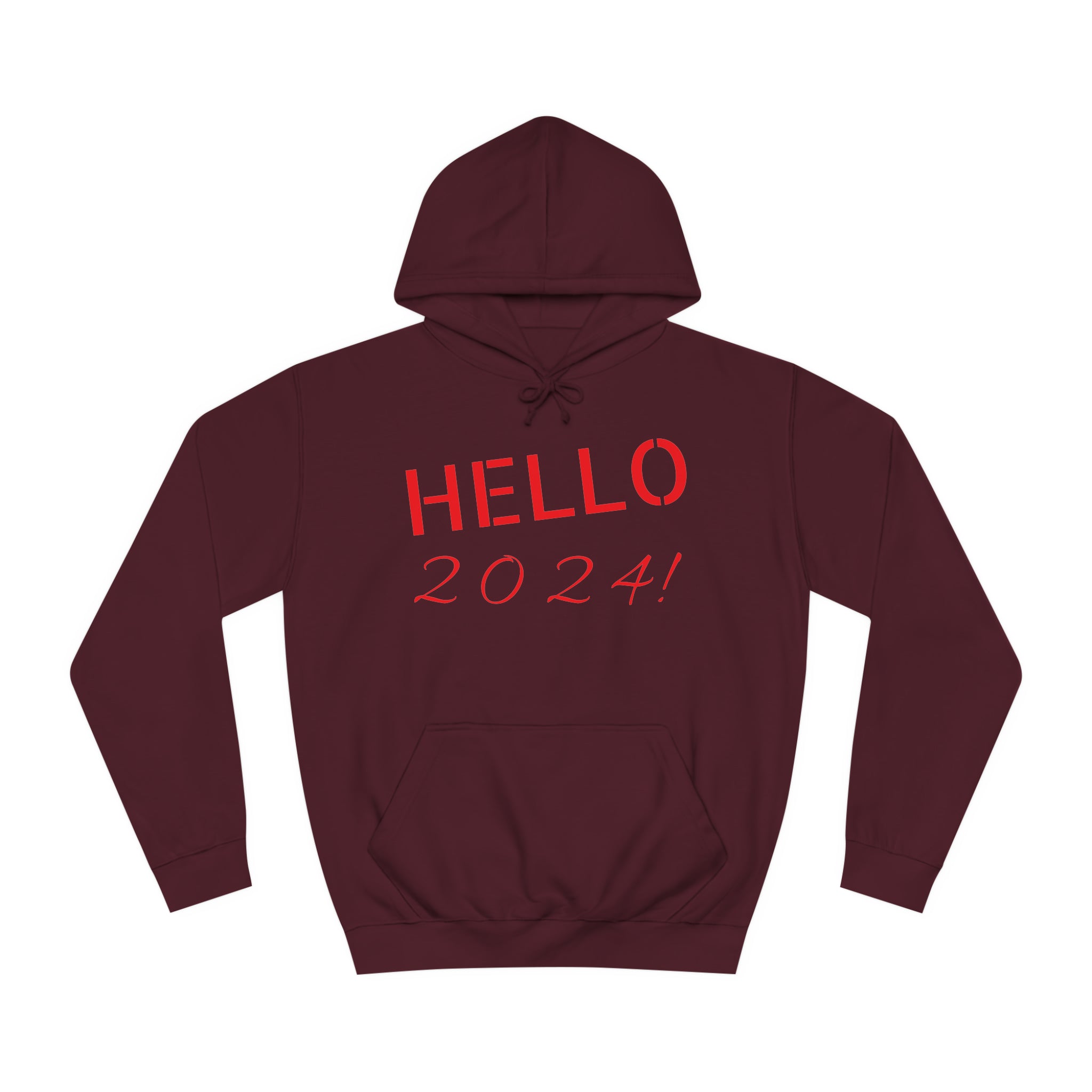 Unisex College Hoodie-Hello 2024!