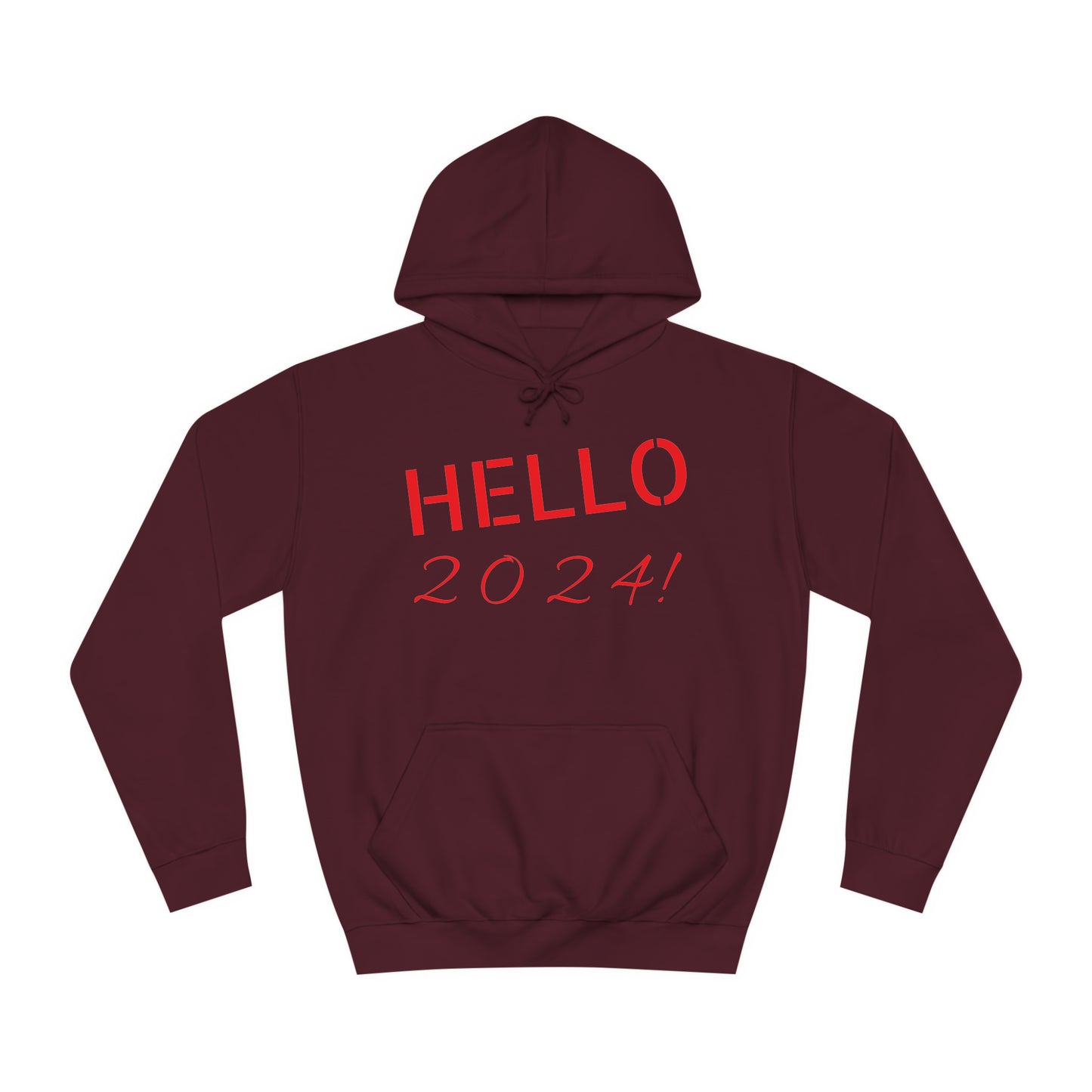 Unisex College Hoodie-Hello 2024!