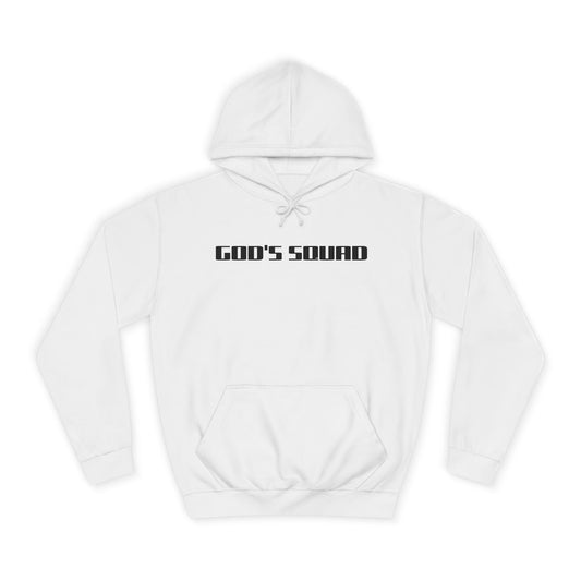 SUGGESTS TO SIZE UP-WAISTBAND SNUG FIT--Unisex College Hoodie-GOD'S SQUAD