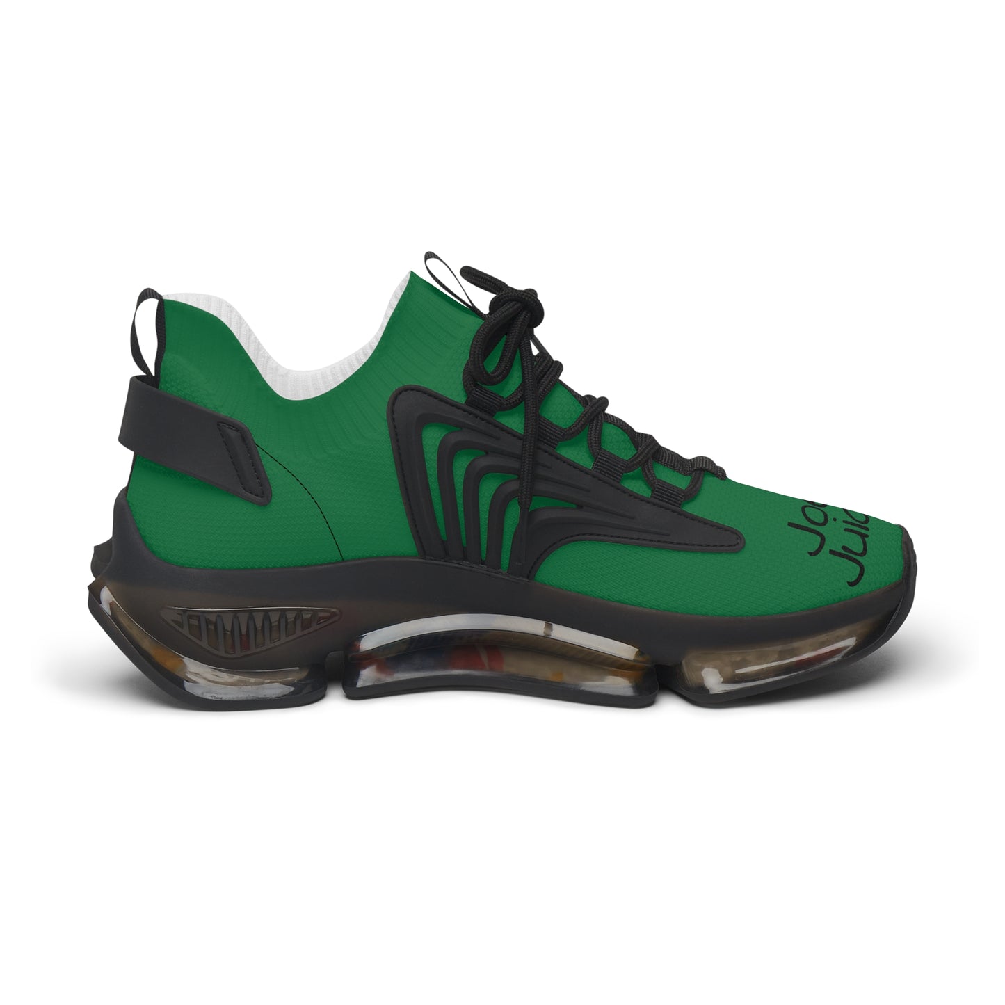 Women's Mesh Sneakers Dark Green/Black Soles-Joe's Juices