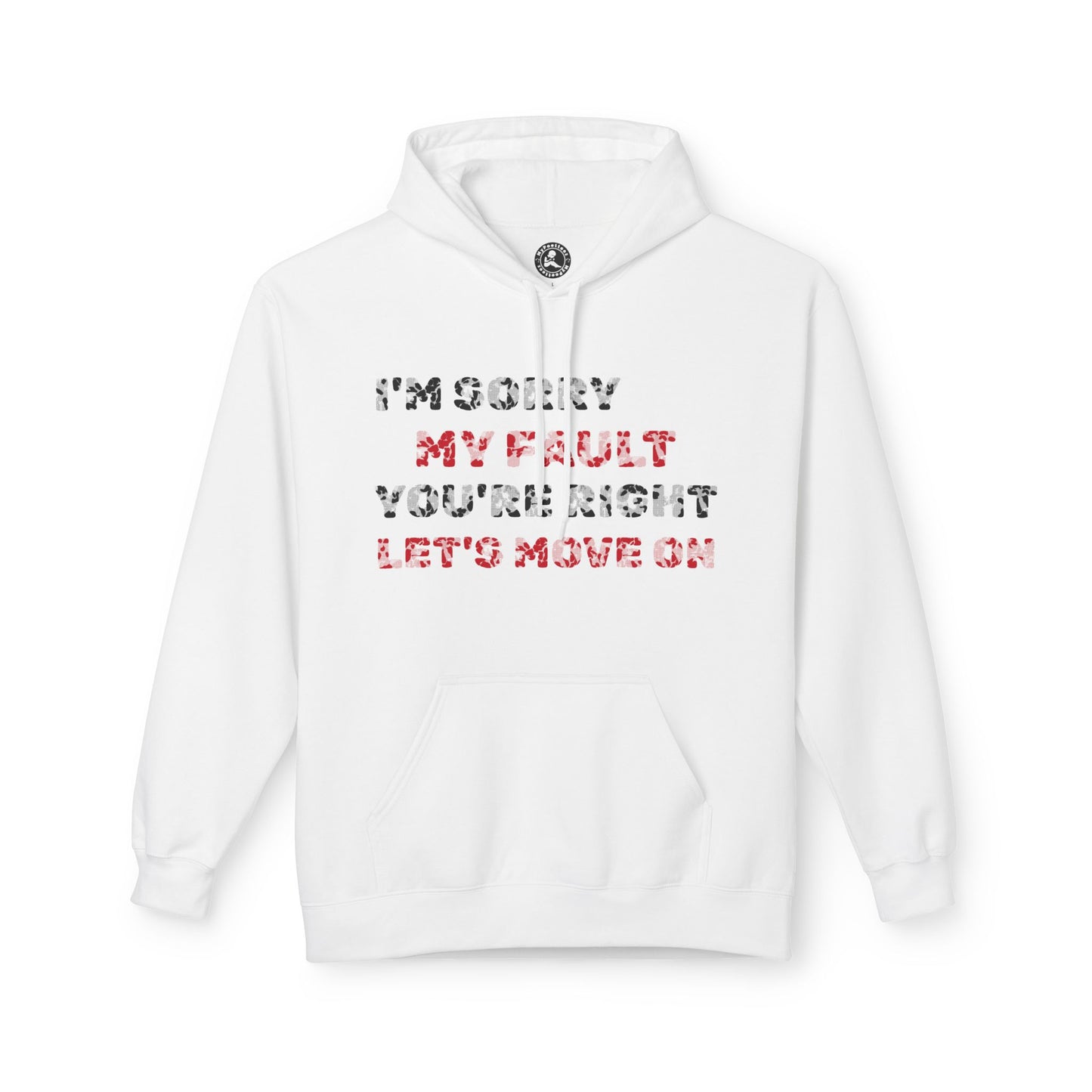 Unisex Midweight Softstyle Fleece Hoodie-LET IT GO