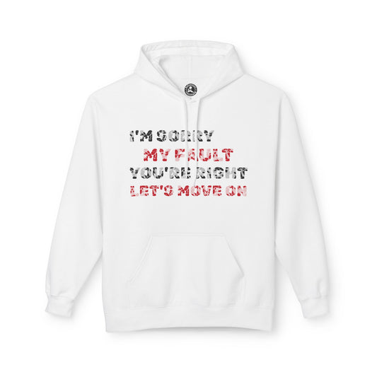 Unisex Midweight Softstyle Fleece Hoodie-LET IT GO