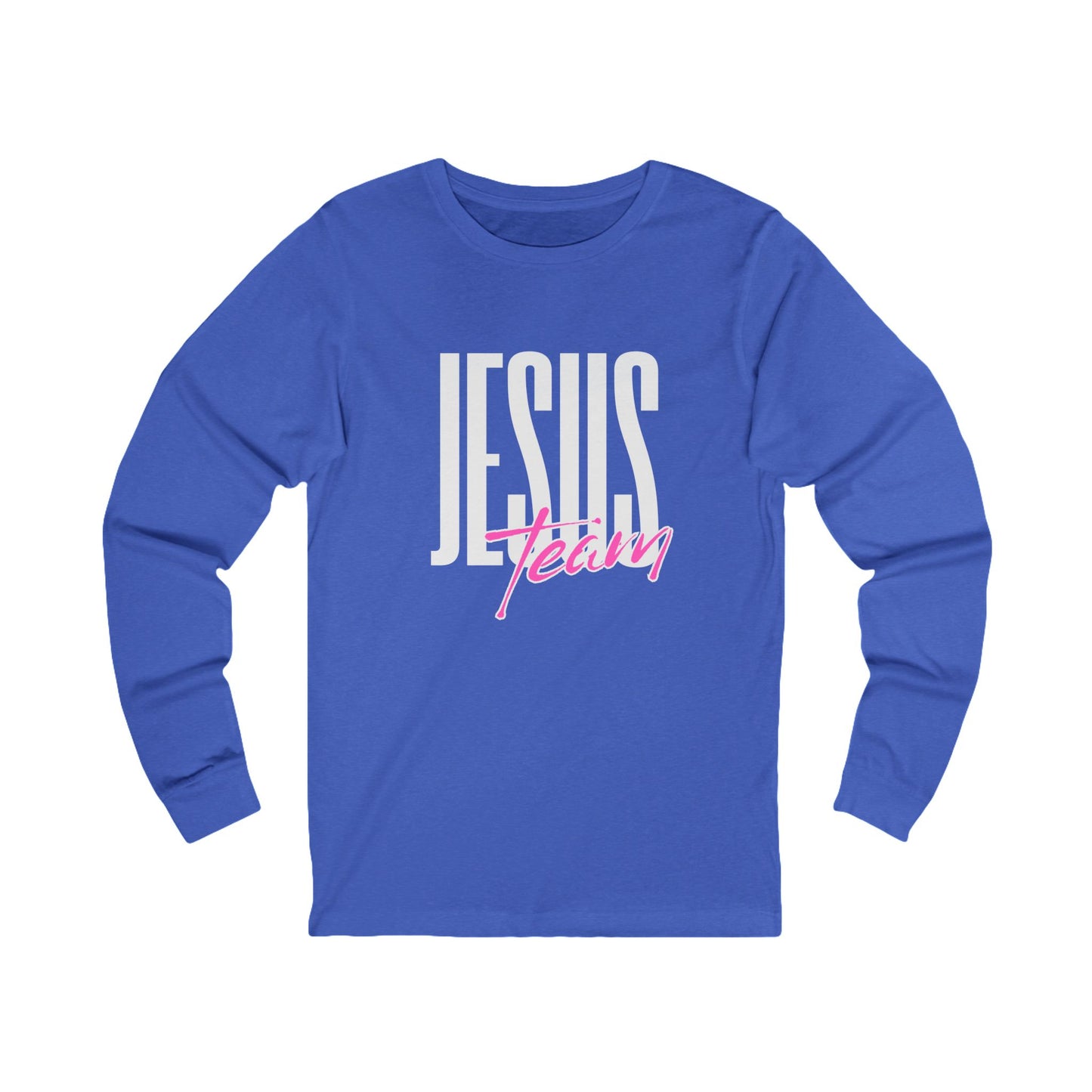 Unisex Jersey Long Sleeve-JESUS team-black