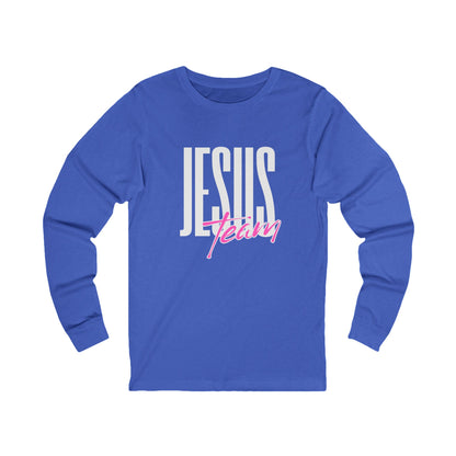 Unisex Jersey Long Sleeve-JESUS team-black