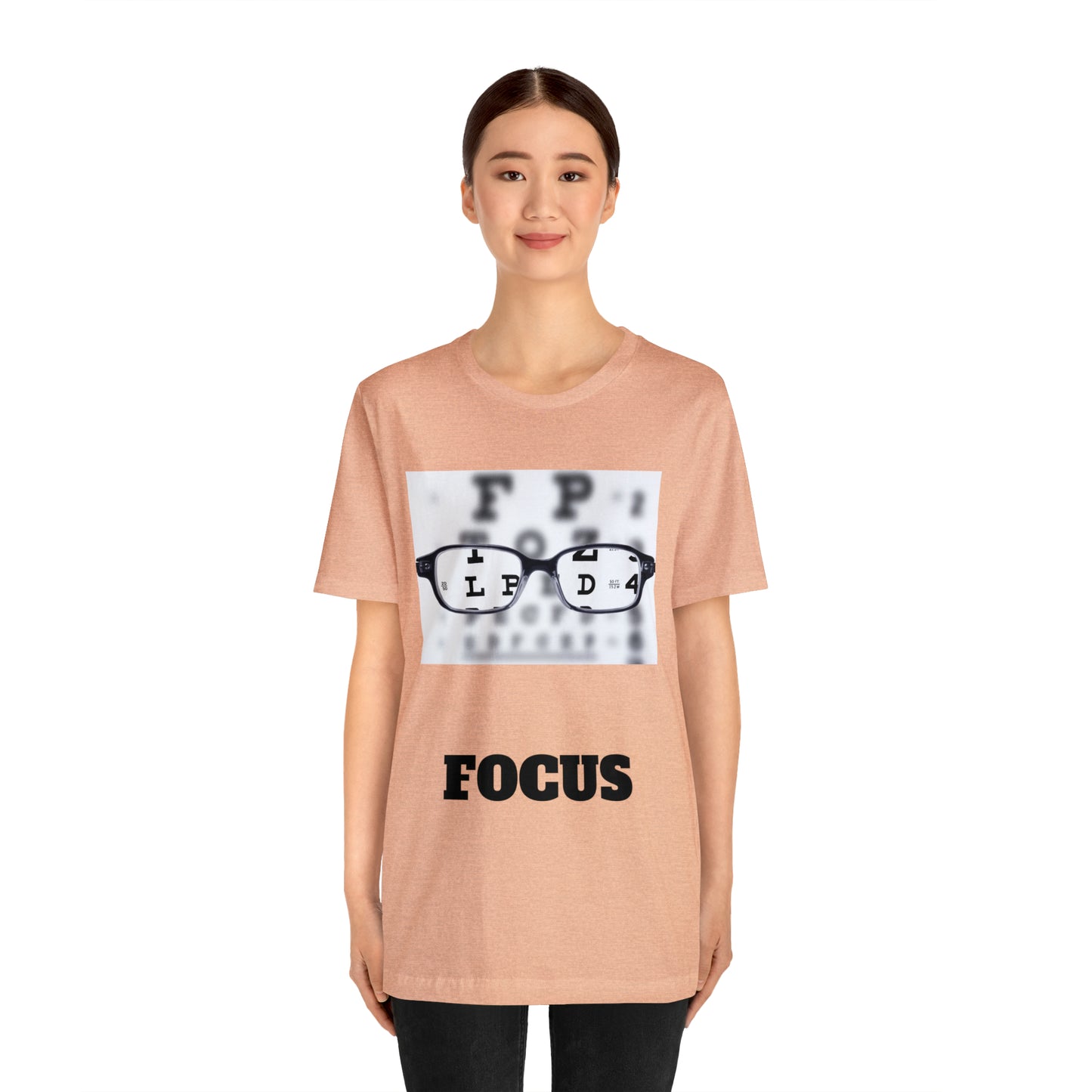 Unisex Jersey Short Sleeve Tee-FOCUS