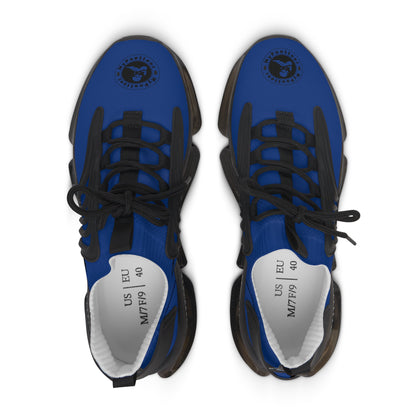 Women's Mesh Sneakers Dark Blue/Black Soles-MyPoetteez Logo