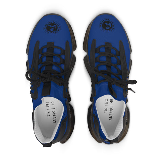 Women's Mesh Sneakers Dark Blue/Black Soles-MyPoetteez Logo