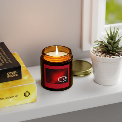Scented Candles, Coconut Apricot Wax (4oz, 9oz)-DOUBLE LOVE