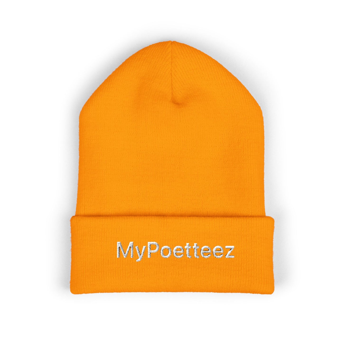 Classic Cuffed Beanie with Embroidered Logo - Cozy Winter Accessory