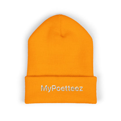 Classic Cuffed Beanie with Embroidered Logo - Cozy Winter Accessory