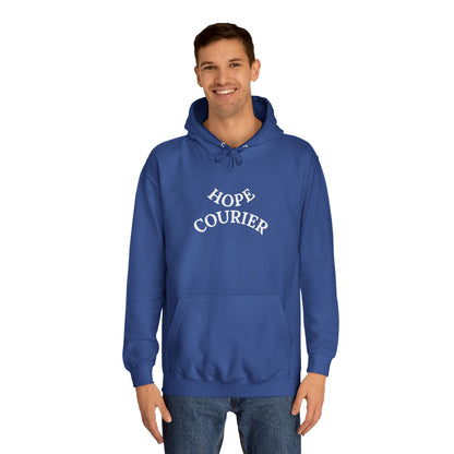 AI MODEL Size Up-Unisex College Hoodie-HOPE COURIER