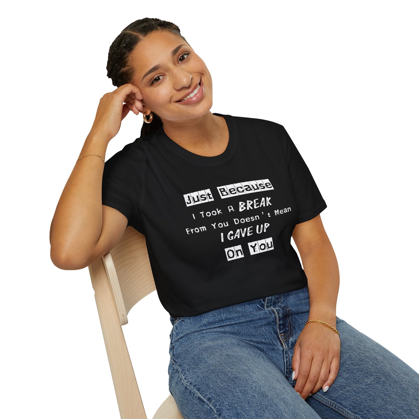 Unisex Softstyle T-Shirt-Took A Break