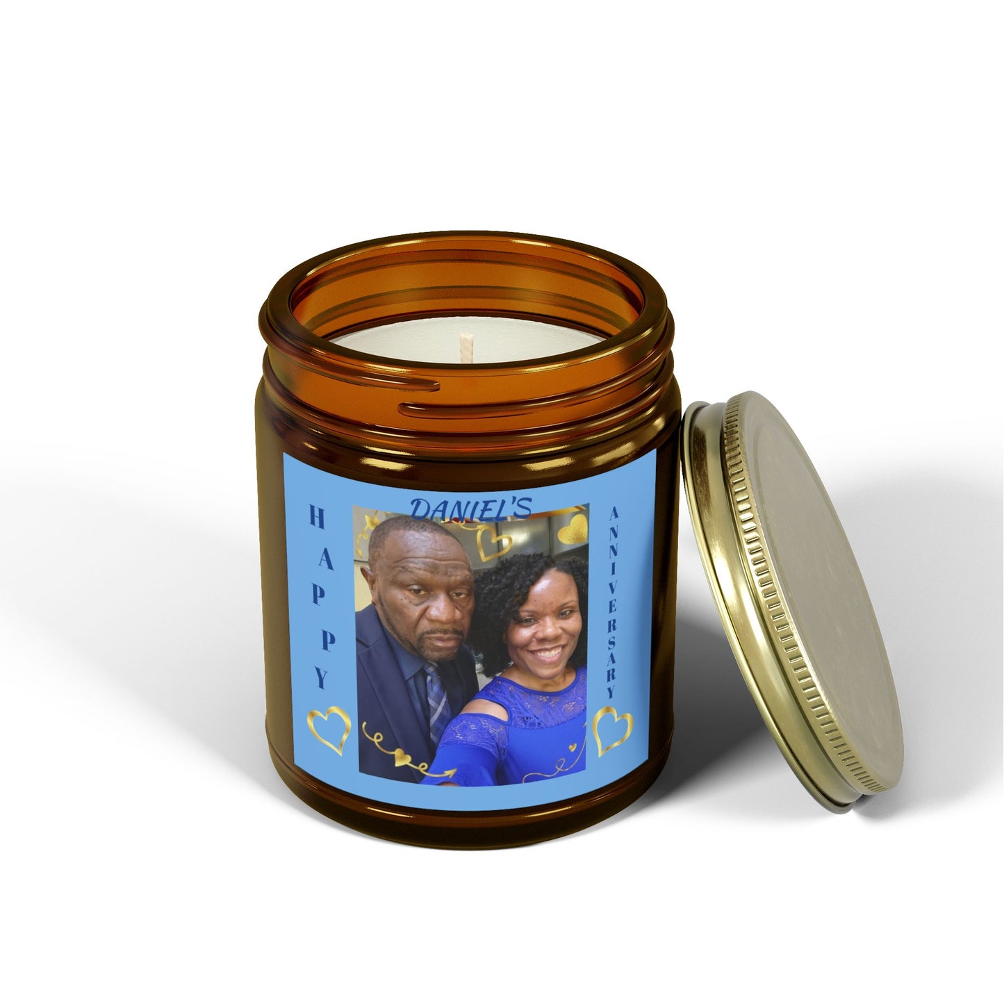 Scented Candles, Coconut Apricot Wax (4oz, 9oz)-DANIEL'S 3RD
