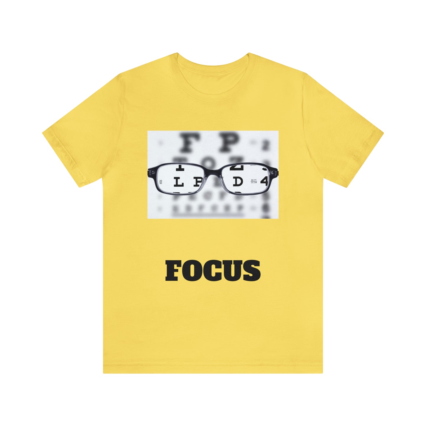 Unisex Jersey Short Sleeve Tee-FOCUS