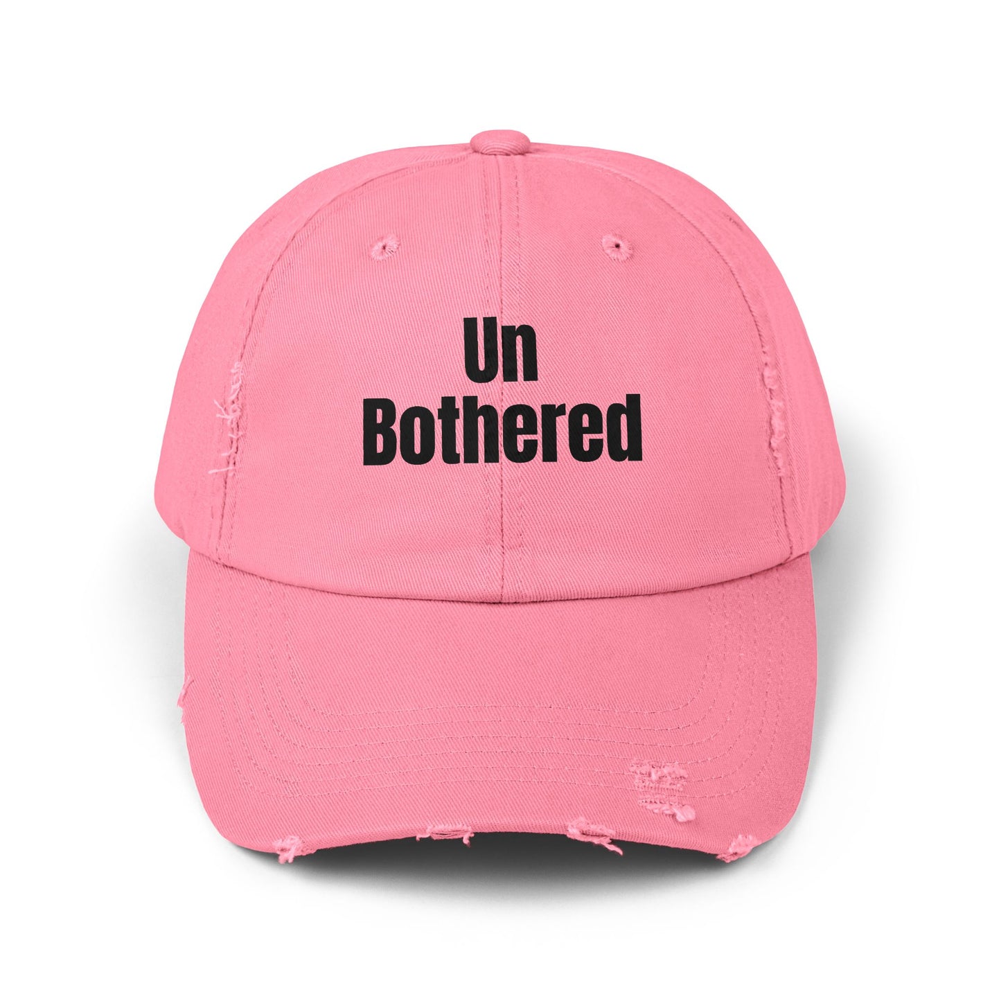 Unisex Distressed Cap-Un Bothered