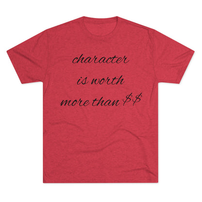 Unisex Tri-Blend Crew Tee-Character
