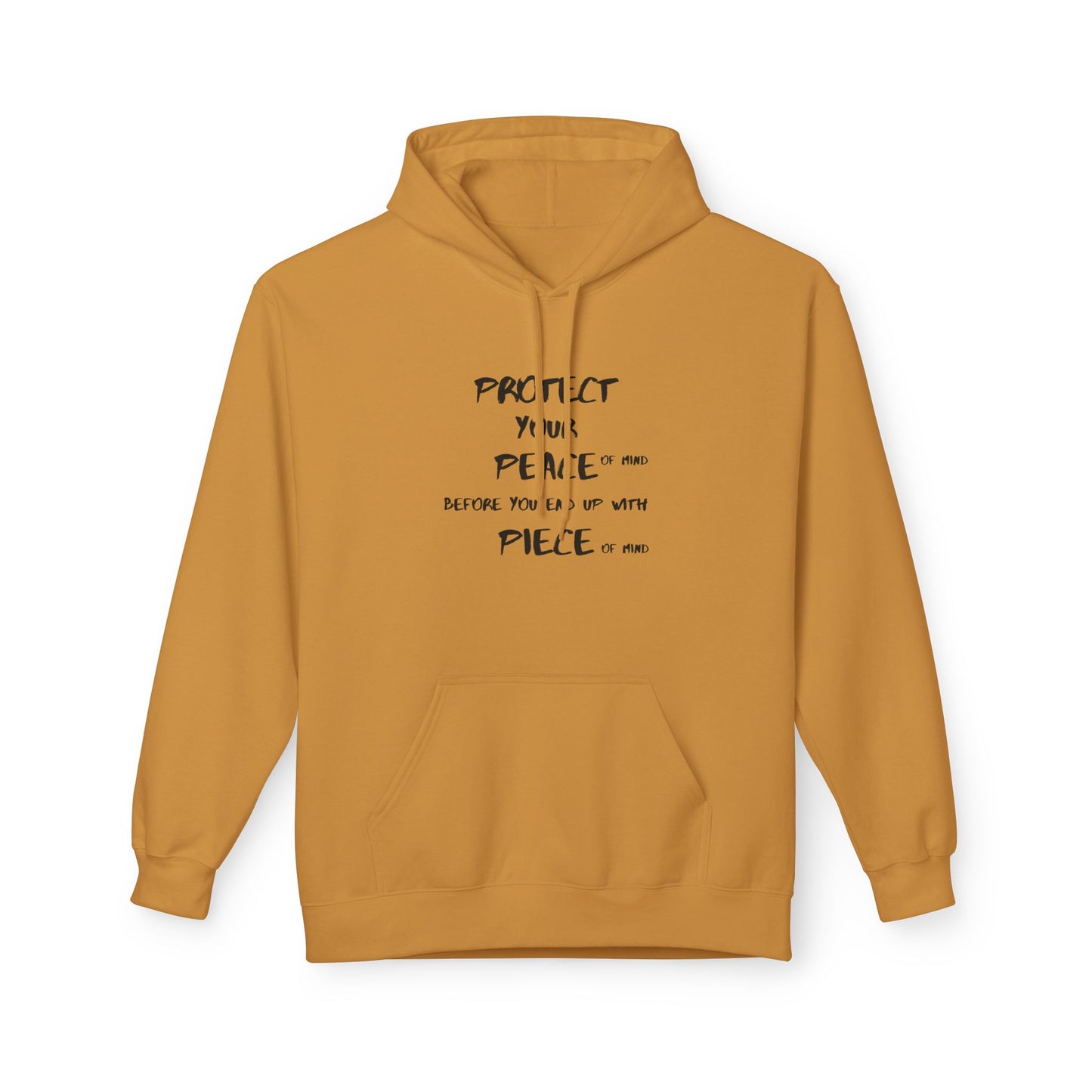 Unisex Midweight Softstyle Fleece Hoodie-PROTECT YOUR PEACE