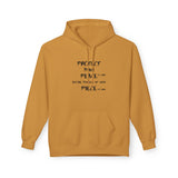 Unisex Midweight Softstyle Fleece Hoodie-PROTECT YOUR PEACE