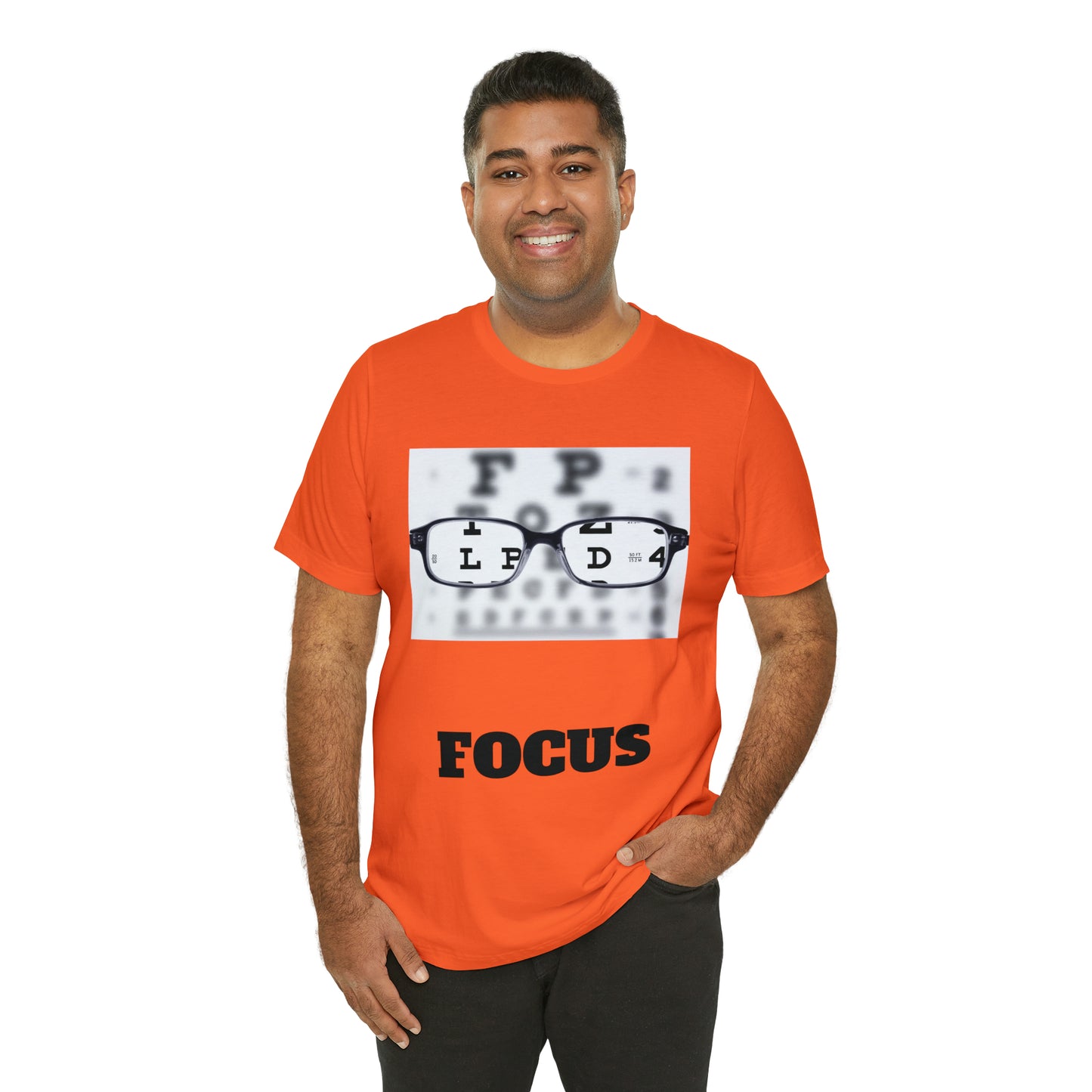 Unisex Jersey Short Sleeve Tee-FOCUS