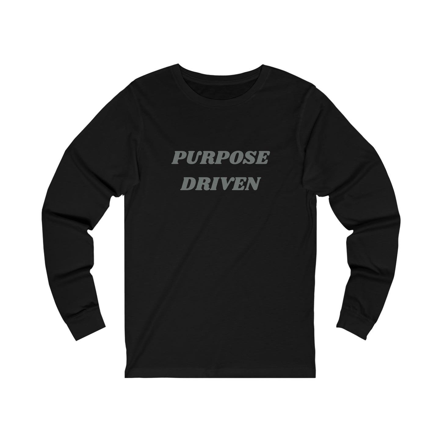 Unisex Jersey Long Sleeve Tee-PURPOSE DRIVEN