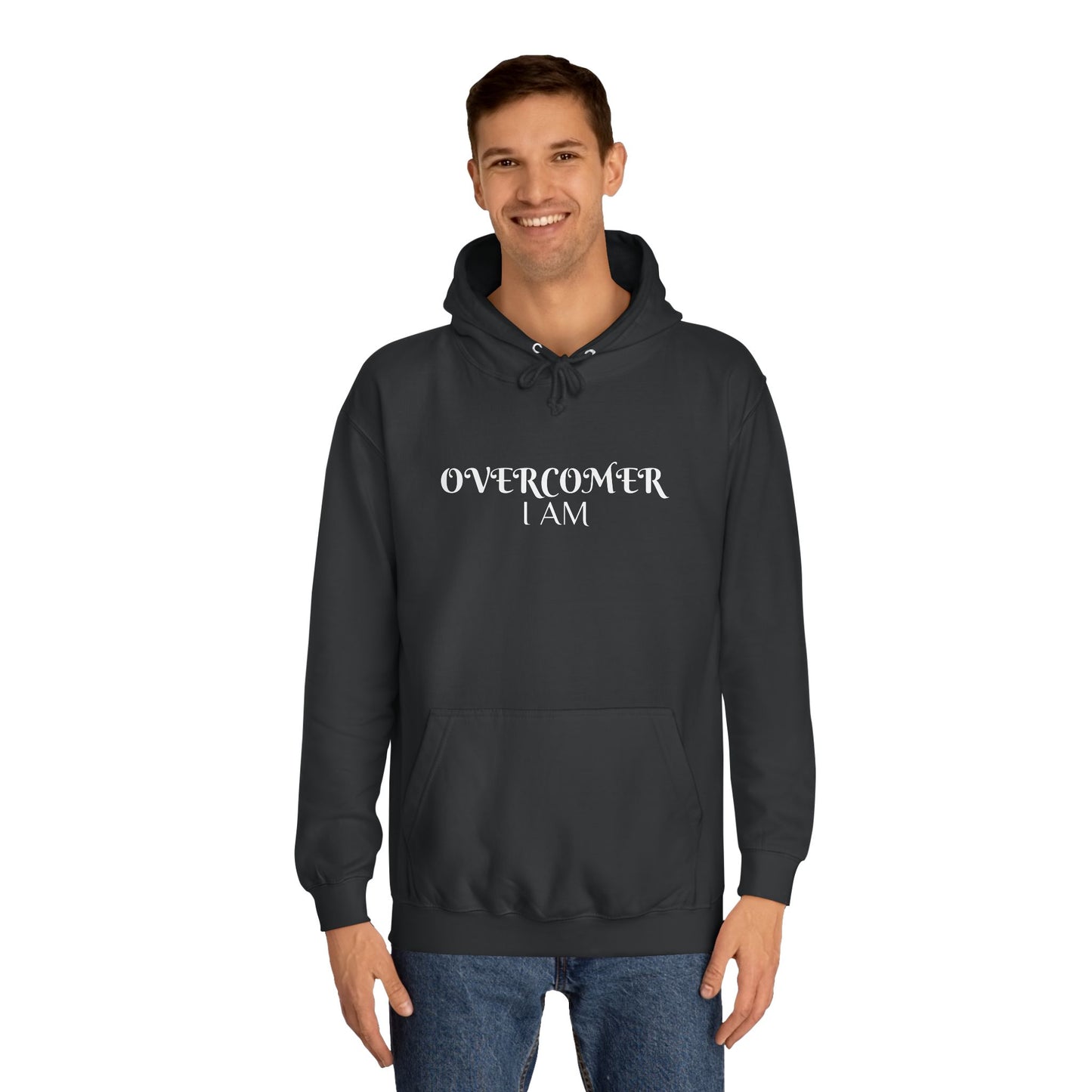 Unisex College Hoodie-OVERCOMER
