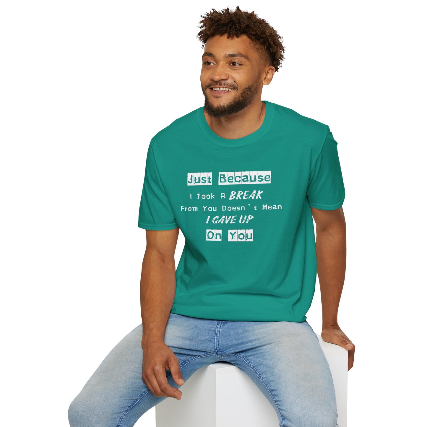 Unisex Softstyle T-Shirt-Took A Break
